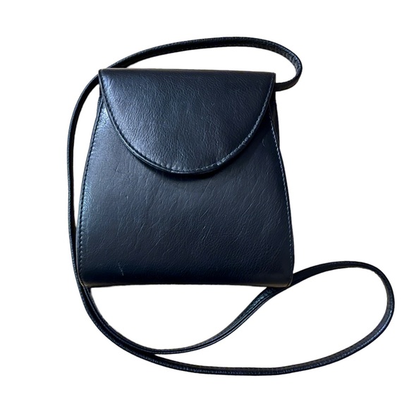 Bags Vintage Pebbled Leather Classic Little Black Bag Crossbody Purse